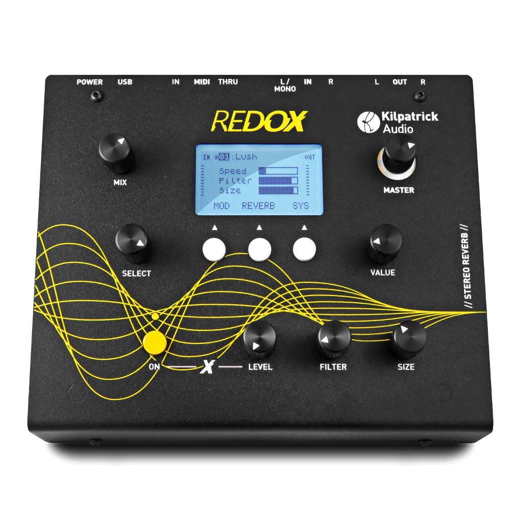 KilpatrickAudio リバーブを核としたシンセサイザーのためのマルチエフェクター 、REDOX