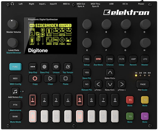 ELEKTRON Digitone 予約受付中です! ELEKTRON Digitone 予約受付中です!