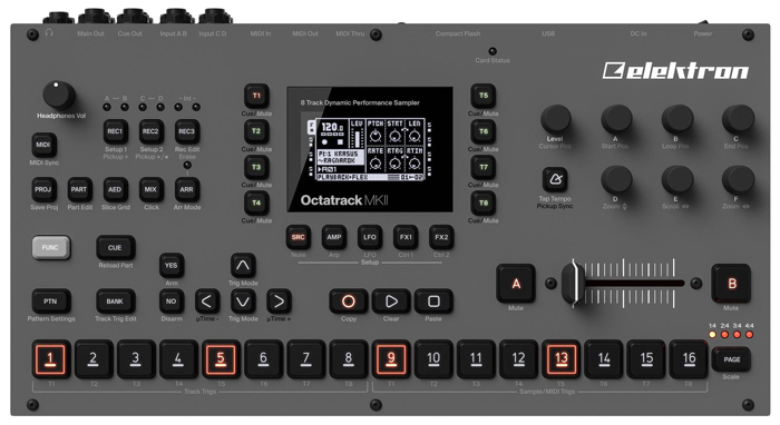 ELEKTRON Octatrack MKII 展示中