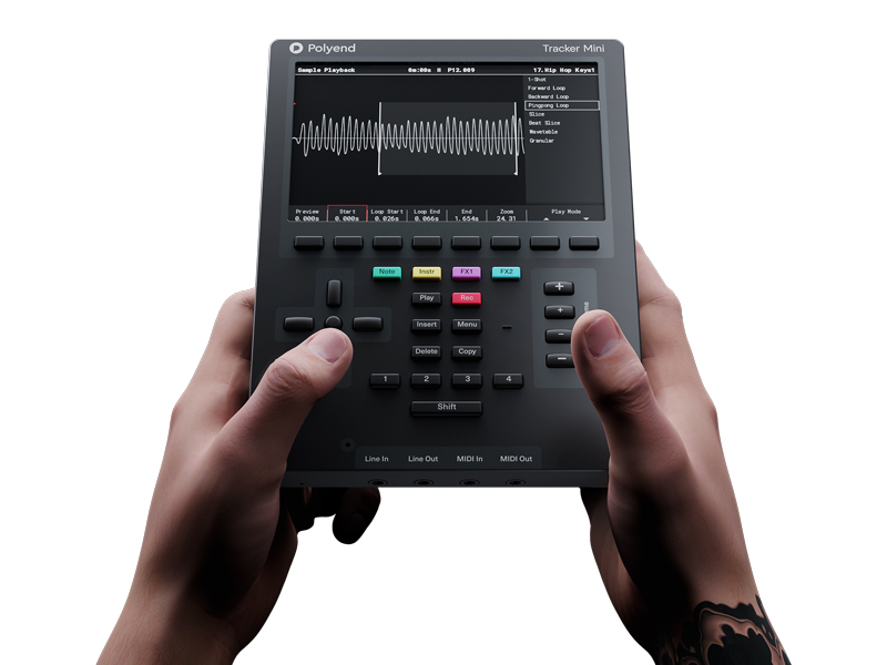 Polyend Tracker Mini 展示/販売中です！
